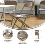 Flash Furniture Lot de 10 chaises pliantes en plastique pour enfants