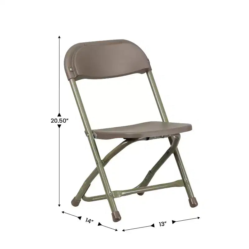 Flash Furniture Lot de 10 chaises pliantes en plastique pour enfants