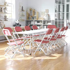 Flash Furniture Lot de 10 chaises pliantes en plastique pour enfants