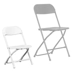 Flash Furniture Lot de 10 chaises pliantes en plastique pour enfants