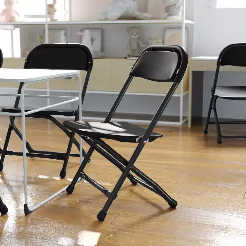 Flash Furniture Lot de 10 chaises pliantes en plastique pour enfants