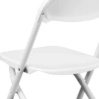 Flash Furniture Lot de 10 chaises pliantes en plastique pour enfants