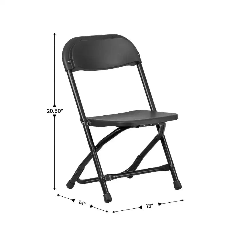 Flash Furniture Lot de 10 chaises pliantes en plastique pour enfants