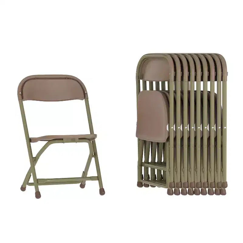 Flash Furniture Lot de 10 chaises pliantes en plastique pour enfants