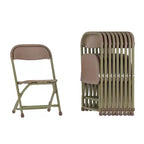 Flash Furniture Lot de 10 chaises pliantes en plastique pour enfants
