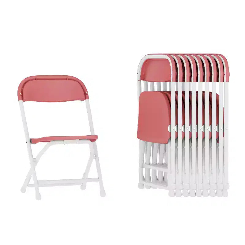 Flash Furniture Lot de 10 chaises pliantes en plastique pour enfants