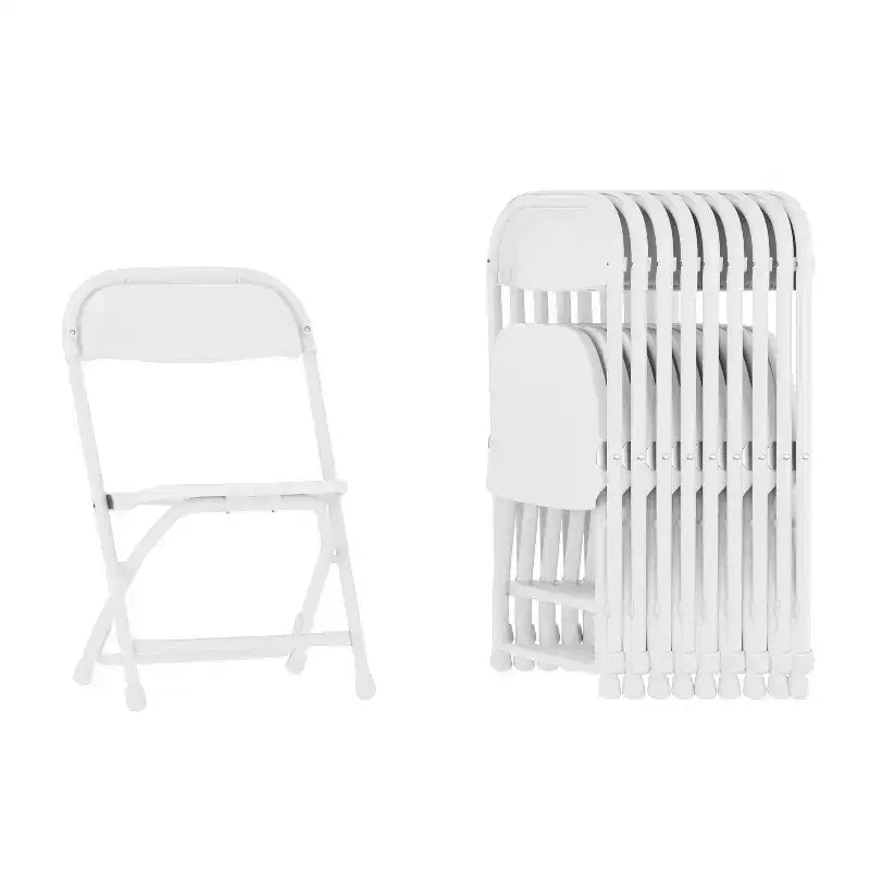 Flash Furniture Lot de 10 chaises pliantes en plastique pour enfants