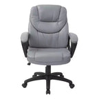 Fauteuil de bureau en similicuir avec accoudoirs rembourrés - OSP Home Furnishings