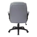 Fauteuil de bureau en similicuir avec accoudoirs rembourrés - OSP Home Furnishings