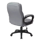 Fauteuil de bureau en similicuir avec accoudoirs rembourrés - OSP Home Furnishings