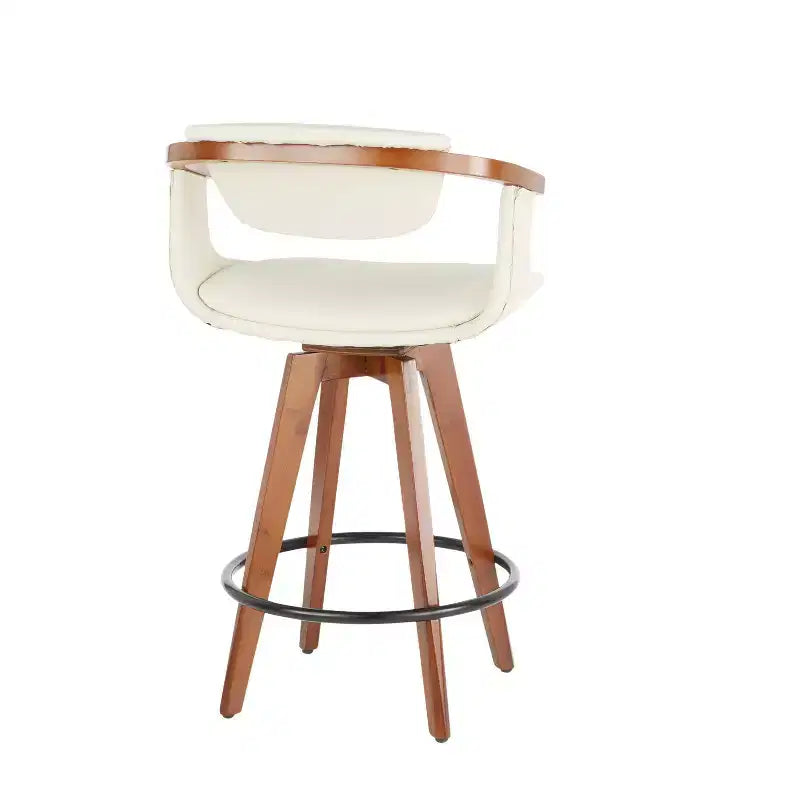 Tabouret de bar mi-siècle Oracle à hauteur de comptoir - LumiSource