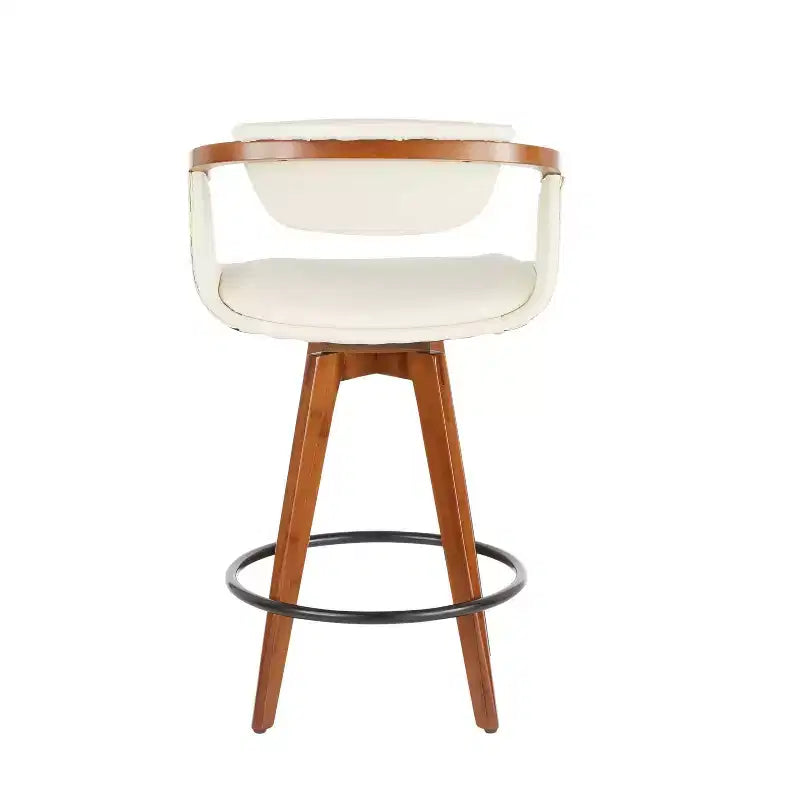Tabouret de bar mi-siècle Oracle à hauteur de comptoir - LumiSource