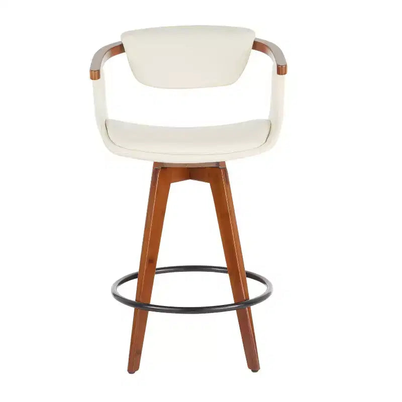 Tabouret de bar mi-siècle Oracle à hauteur de comptoir - LumiSource
