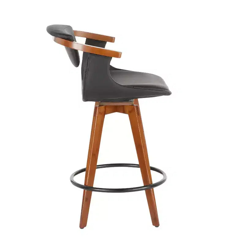 Tabouret de bar mi-siècle Oracle à hauteur de comptoir - LumiSource
