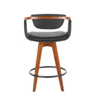 Tabouret de bar mi-siècle Oracle à hauteur de comptoir - LumiSource