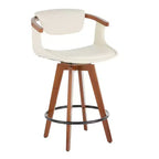 Tabouret de bar mi-siècle Oracle à hauteur de comptoir - LumiSource