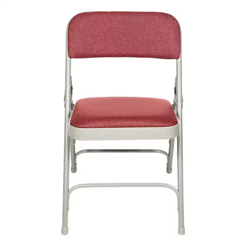 Lot de 4 Chaises Pliantes de Luxe Rembourrées en Tissu à Triple Support - Hampden Furnishings