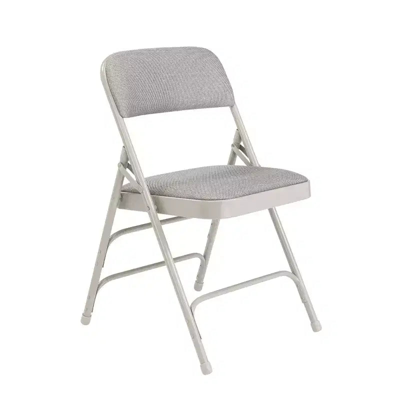 Lot de 4 Chaises Pliantes de Luxe Rembourrées en Tissu à Triple Support - Hampden Furnishings
