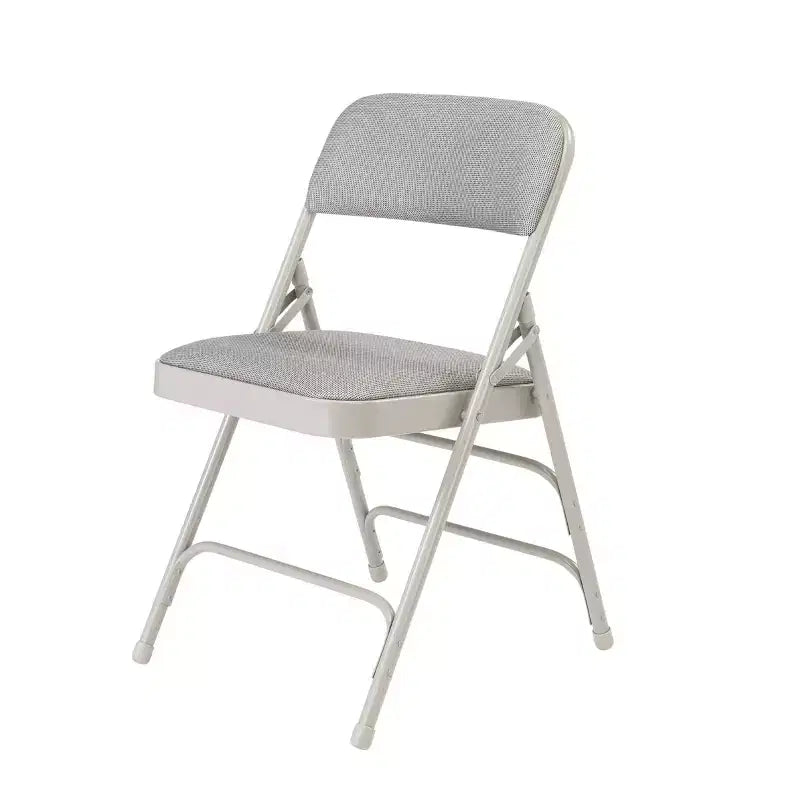 Lot de 4 Chaises Pliantes de Luxe Rembourrées en Tissu à Triple Support - Hampden Furnishings