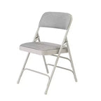 Lot de 4 Chaises Pliantes de Luxe Rembourrées en Tissu à Triple Support - Hampden Furnishings