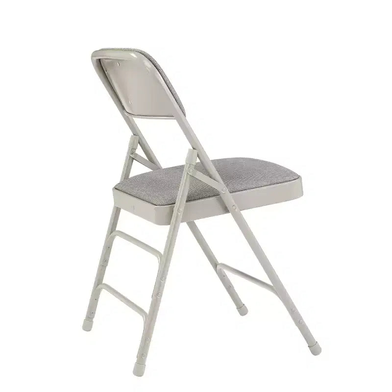 Lot de 4 Chaises Pliantes de Luxe Rembourrées en Tissu à Triple Support - Hampden Furnishings