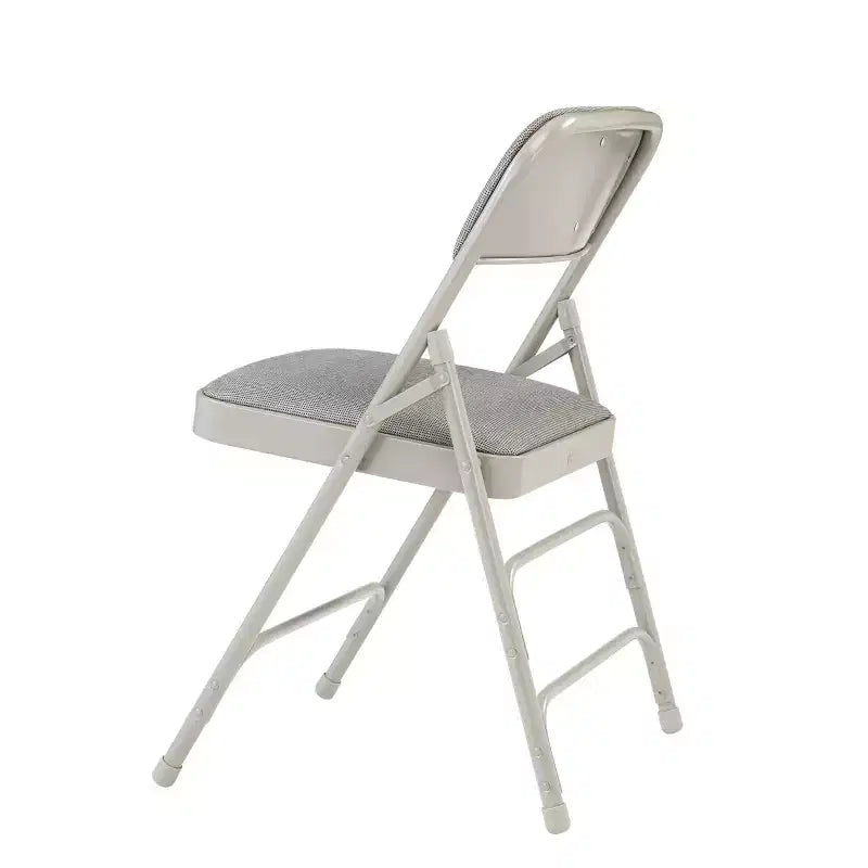 Lot de 4 Chaises Pliantes de Luxe Rembourrées en Tissu à Triple Support - Hampden Furnishings