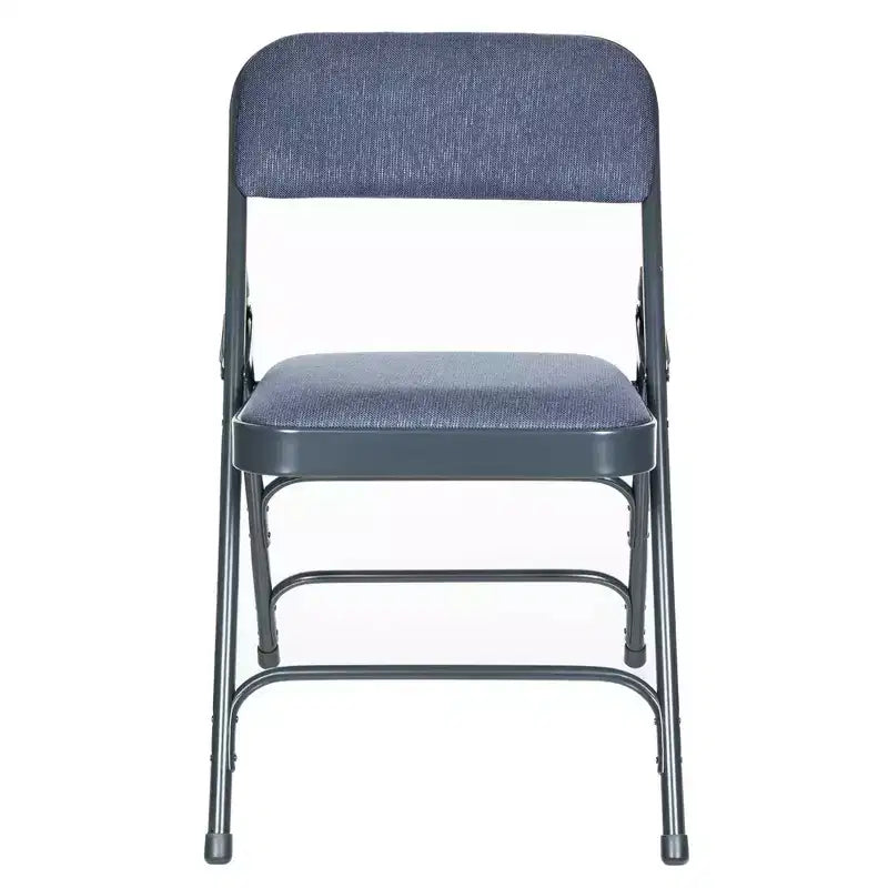 Lot de 4 Chaises Pliantes de Luxe Rembourrées en Tissu à Triple Support - Hampden Furnishings