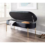 Banc de rangement capitonné contemporain Chloé 48 - LumiSource
