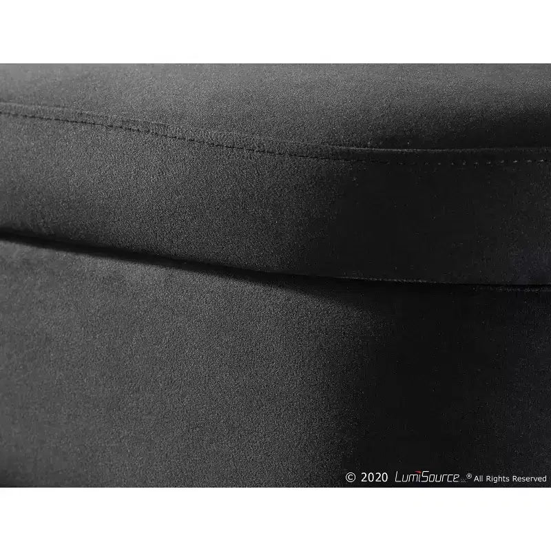 Banc de rangement capitonné contemporain Chloé 48 - LumiSource