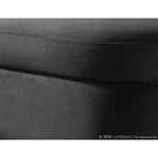 Banc de rangement capitonné contemporain Chloé 48 - LumiSource