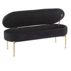 Banc de rangement capitonné contemporain Chloé 48 - LumiSource