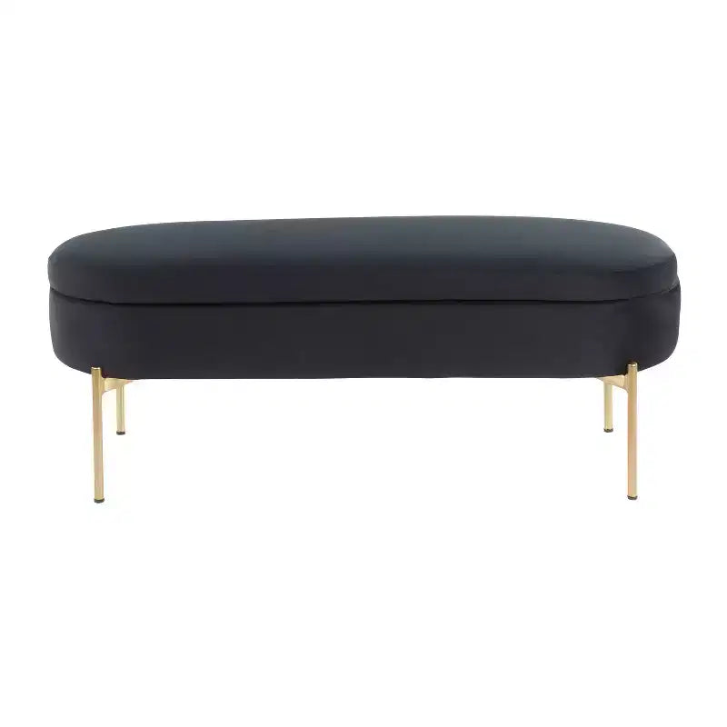 Banc de rangement capitonné contemporain Chloé 48 - LumiSource