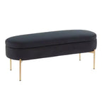 Banc de rangement capitonné contemporain Chloé 48 - LumiSource