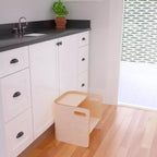 Chaise-cube multifonctionnelle pour tout-petits en bois courbé ECR4Kids, meuble Montessori