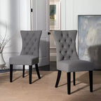 Chaise d'appoint Columbo - Lot de 2 - MCR4719 - Granite - Safavieh Couture