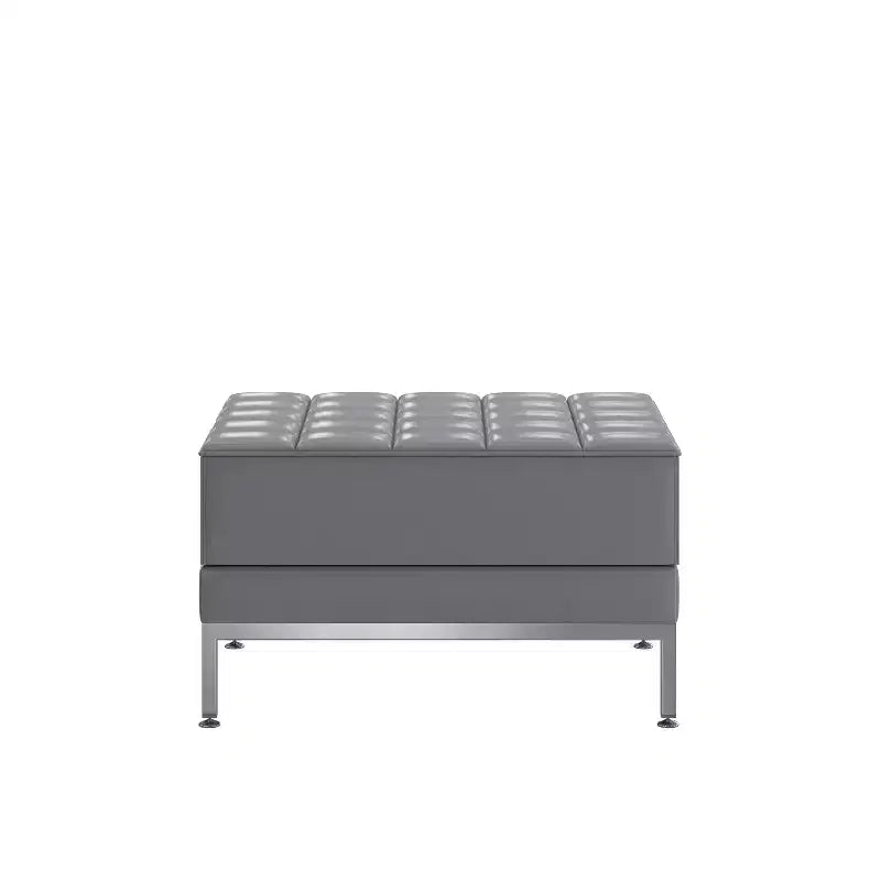 Pouf modulaire matelassé capitonné en similicuir HERCULES Imagination Series de Flash Furniture