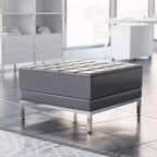 Pouf modulaire matelassé capitonné en similicuir HERCULES Imagination Series de Flash Furniture