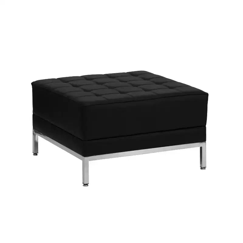 Pouf modulaire matelassé capitonné en similicuir HERCULES Imagination Series de Flash Furniture