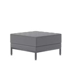 Pouf modulaire matelassé capitonné en similicuir HERCULES Imagination Series de Flash Furniture