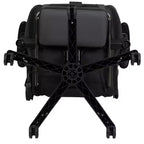 Chaise de jeu Flash Furniture X30 Chaise de bureau ergonomique de course avec dossier entièrement inclinable et repose-pieds coulissant en cuir souple rouge