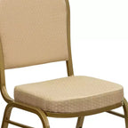 Chaise de banquet empilable à dossier en dôme de la série HERCULES de Flash Furniture