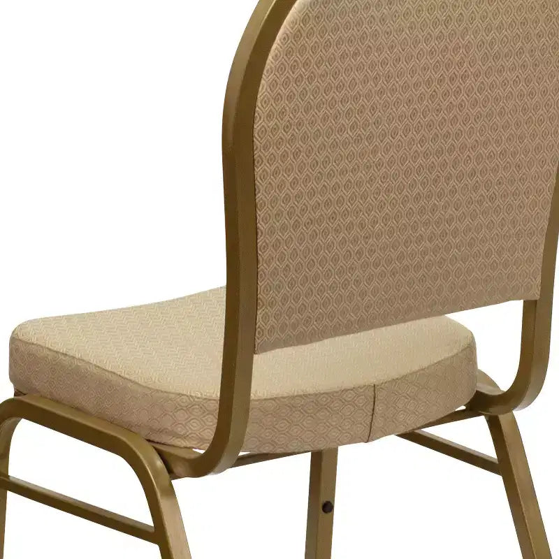 Chaise de banquet empilable à dossier en dôme de la série HERCULES de Flash Furniture
