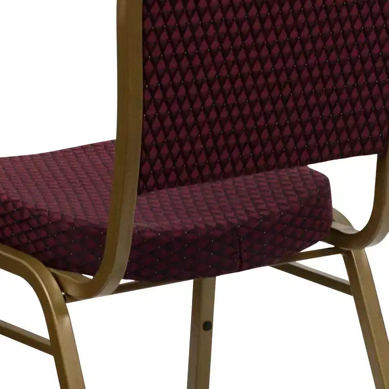 Chaise de banquet empilable à dossier en dôme de la série HERCULES de Flash Furniture