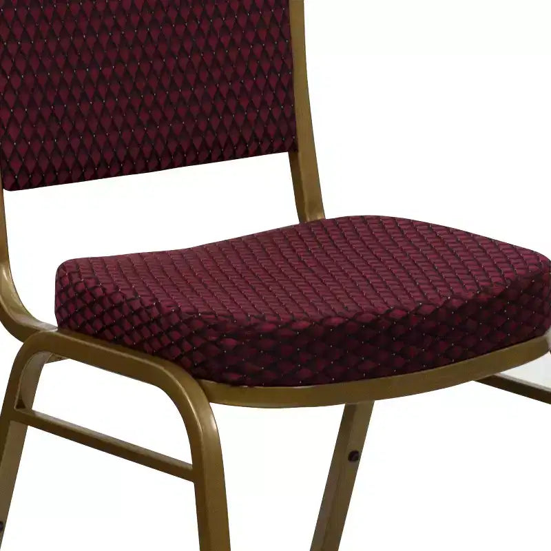 Chaise de banquet empilable à dossier en dôme de la série HERCULES de Flash Furniture