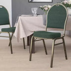 Chaise de banquet empilable à dossier en dôme de la série HERCULES de Flash Furniture