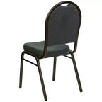Chaise de banquet empilable à dossier en dôme de la série HERCULES de Flash Furniture