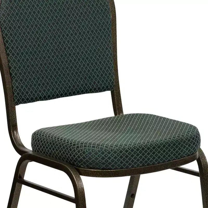 Chaise de banquet empilable à dossier en dôme de la série HERCULES de Flash Furniture