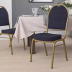 Chaise de banquet empilable à dossier en dôme de la série HERCULES de Flash Furniture