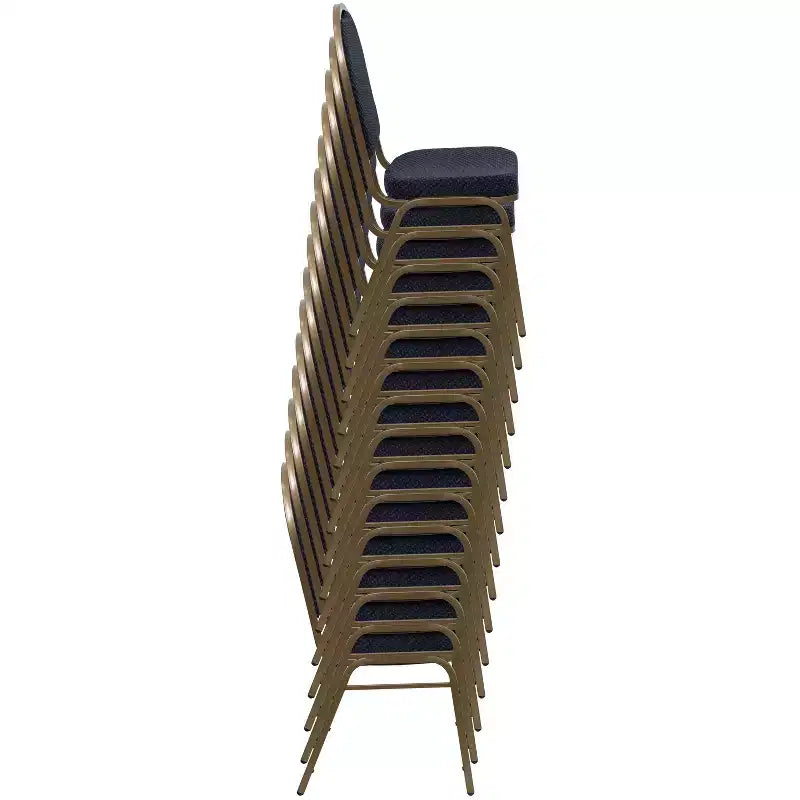 Chaise de banquet empilable à dossier en dôme de la série HERCULES de Flash Furniture