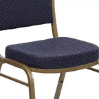 Chaise de banquet empilable à dossier en dôme de la série HERCULES de Flash Furniture
